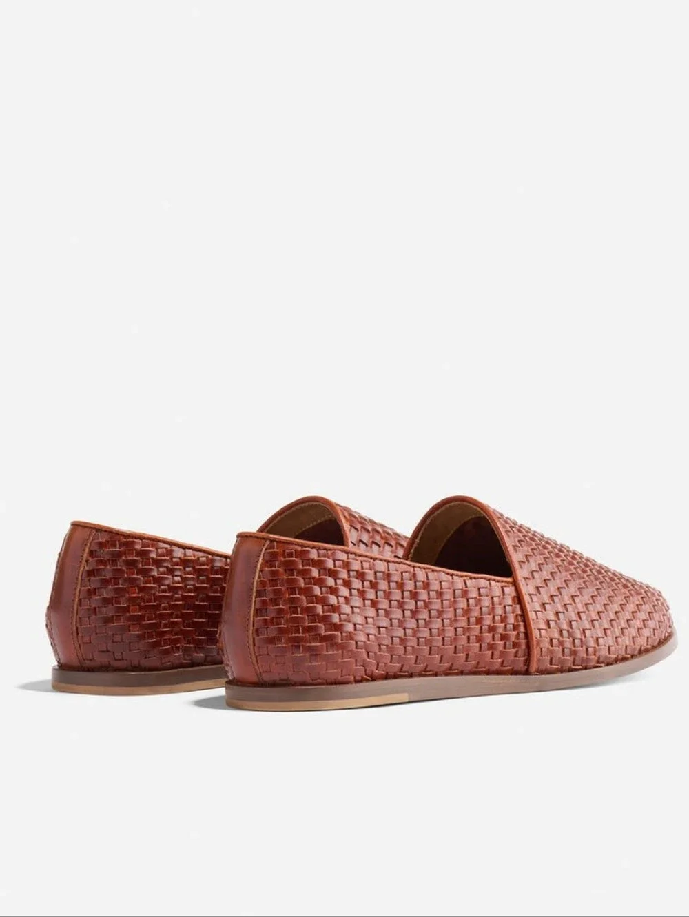 $198 NISOLO Woven Brandy Alejandro Slip On 2.0 Size 10.5 Mens